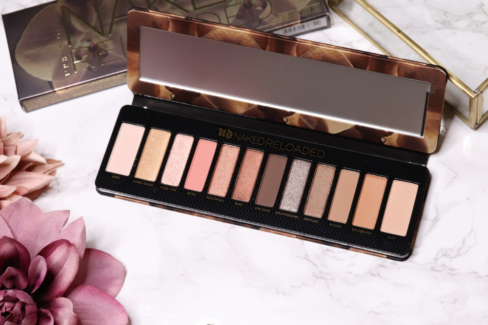 URBAN DECAY NAKED RELOADED EYESHADOW PALETTE REVIEW 